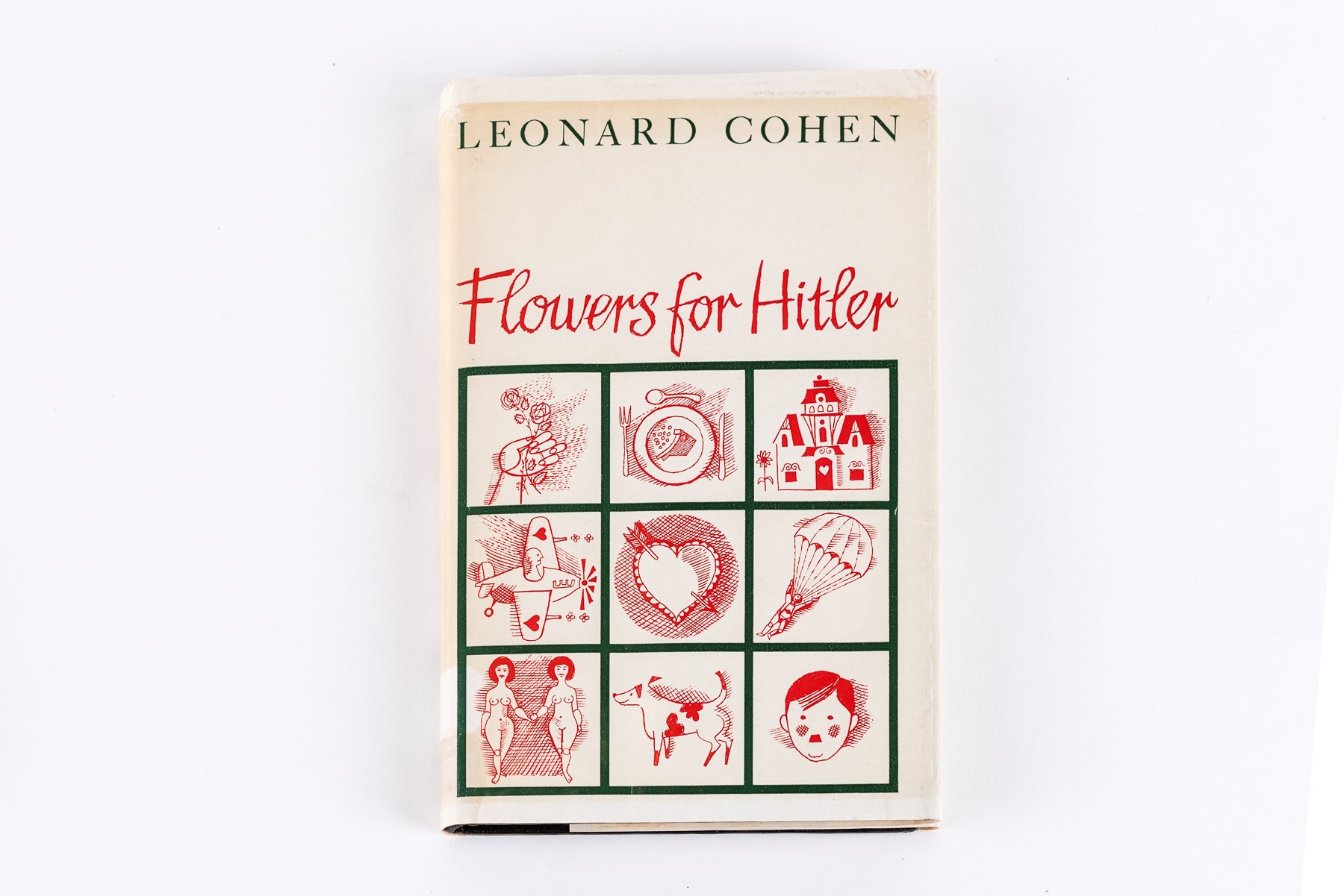 First edition of Flowers for Hitler by Leonard Cohen